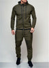 Hirigin 2 pieces Autumn Running tracksuit men Sweatshirt Sports Set Gym Clothes Men Sport Suit Training Suit Sport Wear